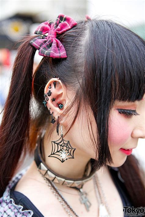 Pin By Congocutcut On Piercings Harajuku Girls Tokyo Fashion
