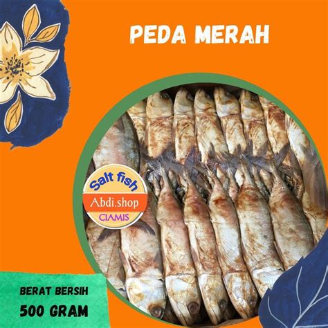 Jual Ikan Asin Peda Merah 500gr Murah Shopee Indonesia