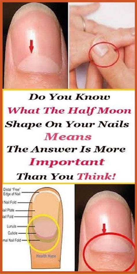 This is done in many countries as a symbol of respect, mourning, or distress, or a form of honor. Do You Know What The Half Moon Shape On Your Nails Means ...