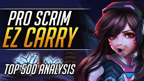 pro scrims teamfight analysis dva gameplay tips and tricks overwatch guide youtube