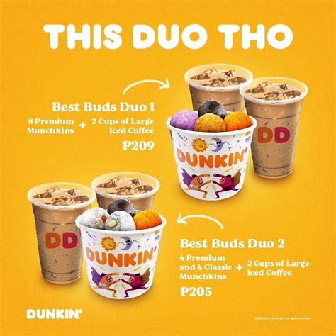 Jump on and get ready to experience the extraordinary menu. Dunkin' Donuts Quarantine Bundle Promos until Supplies Last