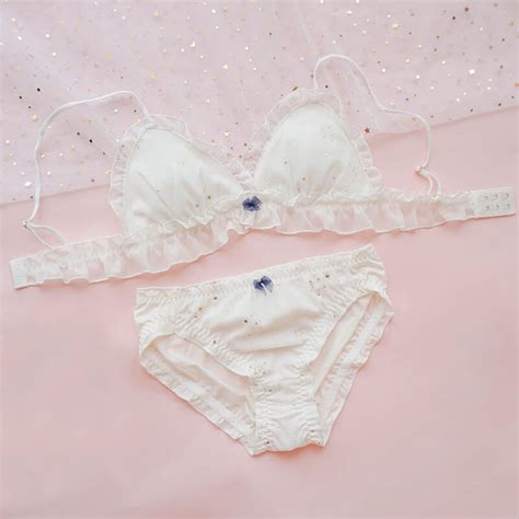 japanese sweet starry underwear bra set se20417 sanrense