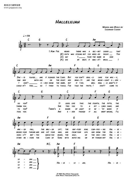 Hymn Hallelujah Sheet Music Pdf Free Score Download