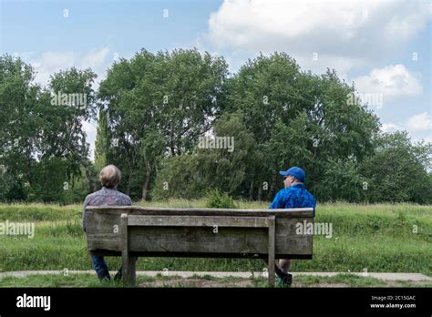 Two Old Men In Garden Uk Hi Res Stock Photography And Images Alamy