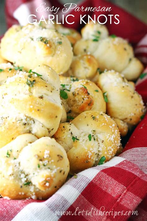 Easy Parmesan Garlic Knots Lets Dish Recipes