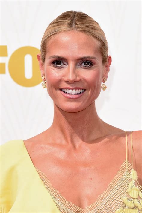 Heidi Klum Emmys 2015 Hair And Makeup On The Red Carpet Pictures