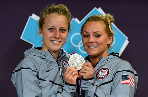Abigail Johnston And Kelci Bryant Of The United States Pose With Their