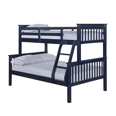 Otto Trio Navy Bunk Bed Childrens Bunk Beds Blue Bunk Beds