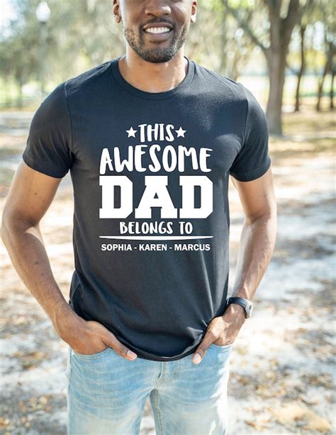 Father S Day Shirt Fathers Day Tee Tshirt Gift For Dad Etsy