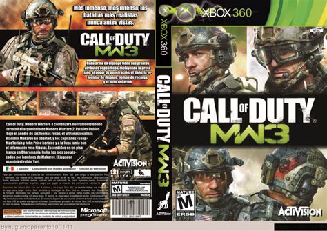 Call Of Duty Modern Warfare 3 Xbox 360 Box Art Cover By Huguiniopasento