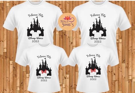 Kit 4 Camisetas Família Na Disney Elo7 Produtos Especiais