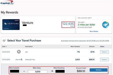 How To Redeem Capital One Venture Rewards Miles For Travel Purchases