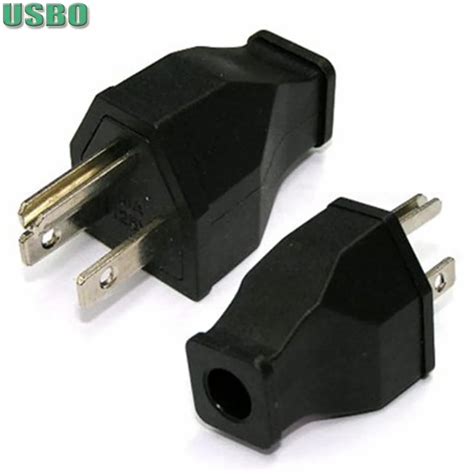 Wholesale Black Full Copper American Standard 3 Pins Power Plug