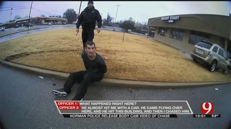 Norman Pd Releases Bodycam Video Of Armed Robbery Suspect Chase Crash