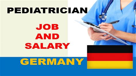 Pediatrician Salary In Germany Jobs And Wages In Germany Youtube