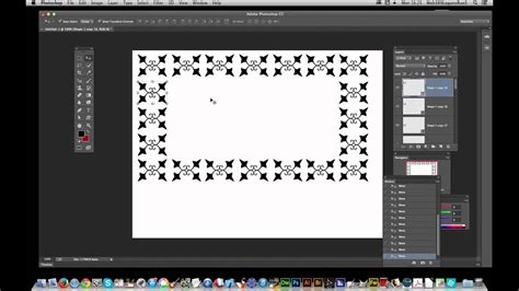 Photoshop Cc Create Frames Border Effects Using Multiple Shapes In