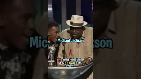 Biggie Daps Up Michael Jackson At Award Show Youtube