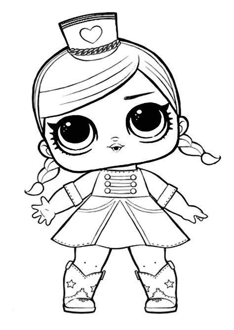Instead she'd rather fill the world with love. LOL Surprise coloring pages to download and print for free