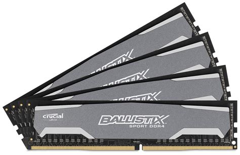 Crucial DDR4 Ballistix Sport 2400MHz CL16 Memory Kits