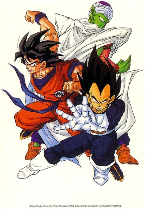 Goku Vegeta And Piccolo Dragon Ball Art Dragon Ball Z Dragon Ball