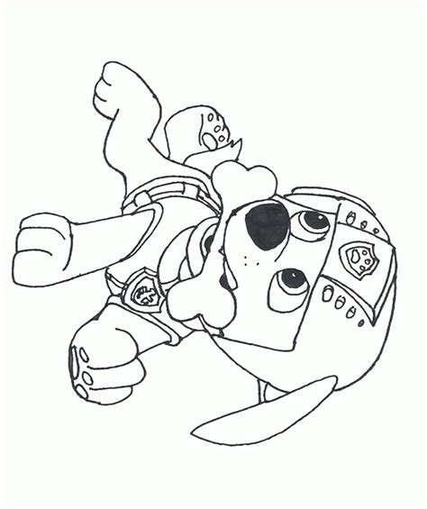 Paw Patrol Winter Coloring Pages Coloring Pages