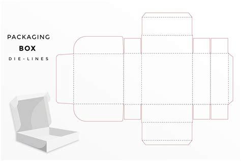 Download Box packaging die cut template - Download Free Vectors, Clipart Graphics & Vector Art