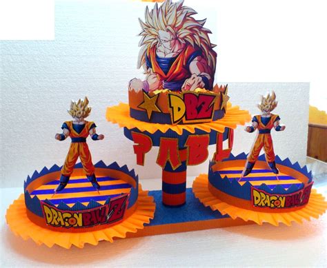 All the extreme action of the show is now at your fingertips! Dragon Ball Z: Free Printable Cake and Cupcake Toppers ...