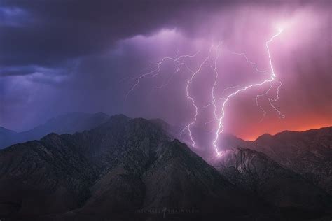 Thunder Mountain Lightning Photos Landscape Photography Landscape