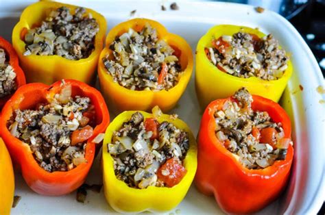 Classic Italian Stuffed Peppers Healthy Christian Home