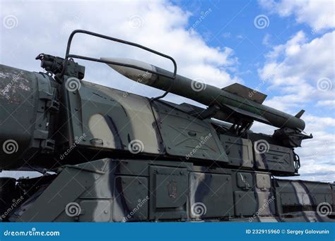 Anti Aircraft Air Defense Missile On The Launcher Stock Photo Image