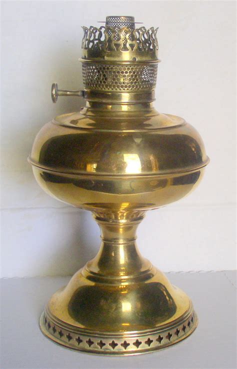 Antique Bandh Perfection Kerosene Oil Brass Lamp 1904 Bradley And Hubbard