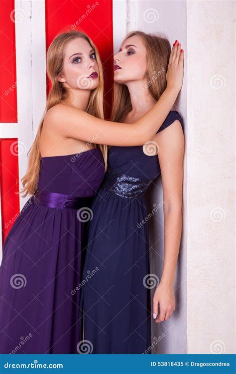 hot lesbians couple in vintage interior stock image image of history dress 53818435