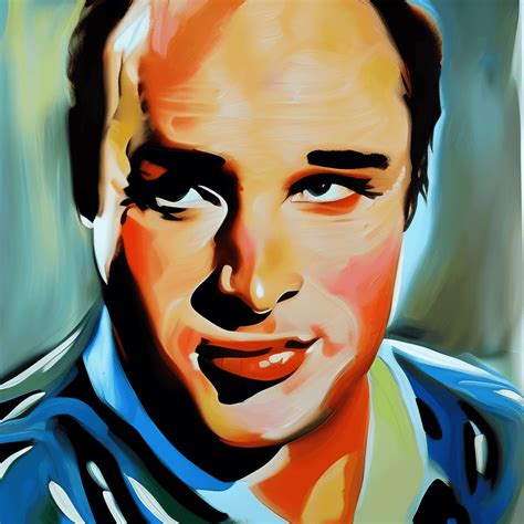 Marlon Brando Painting · Creative Fabrica