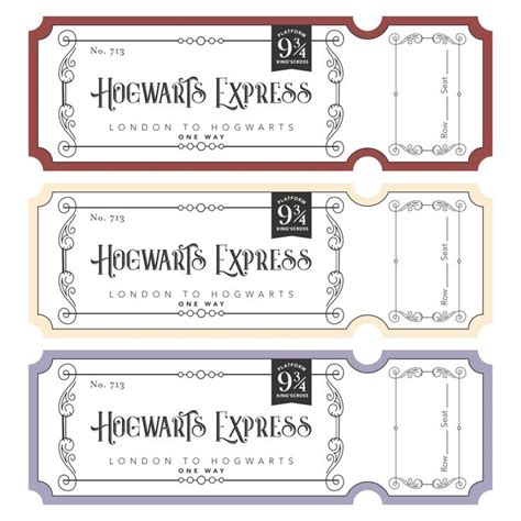 Pin By Sylvie Ddt On Harry Potter Harry Potter Ticket Harry Potter