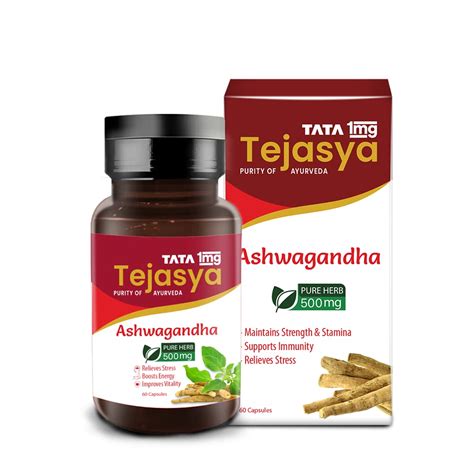 Tata 1mg Tejasya Ashwagandha Capsule Helps In Maintain Strength
