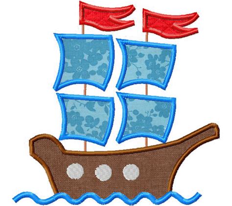 With no limits on the size of your batches, it's fast & fun to buy as much postage as you need with pirateship. Free Machine Applique Pirate Ship - Daily Embroidery