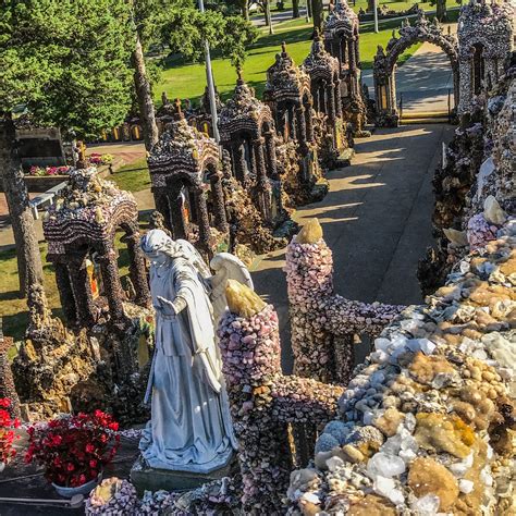 Aerial View Of Shrine Grotto Of The Redemption In West Bend Iowa