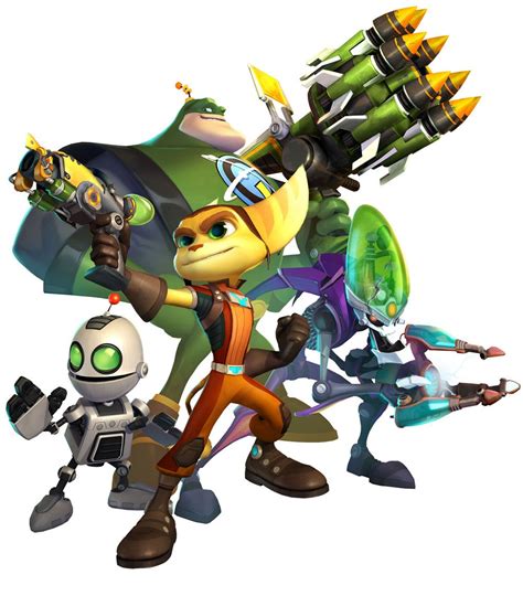Characters Characters And Art Ratchet And Clank All 4 One Character