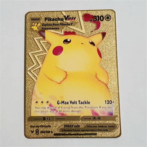 Pikachu Vmax Carta