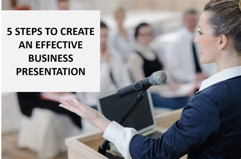 5 Steps To An Effective Business Presentation Skillfine