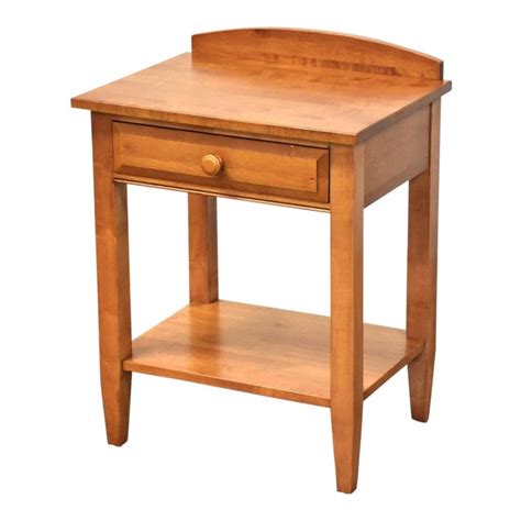 Ethan Allen Solid Maple Nightstand Chairish