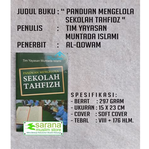 Jual Buku Panduan Mengelola Sekolah Tahfidz Shopee Indonesia