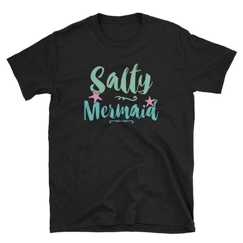 Salty Mermaid Unisex T Shirt Mermaid Mermaid Tail Cosplay Costume Tail Light