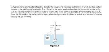 Answered A Hydrometer Is An Indicator Of Bartleby