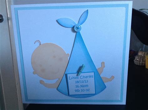 Maybe you would like to learn more about one of these? New born baby card | New born baby card, Baby cards, Cards