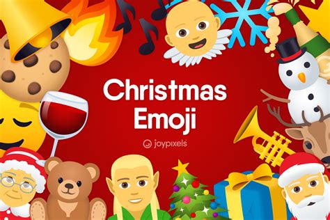 Emoji Christmas Icons By Joypixels Emoji Icons ~ Creative Market