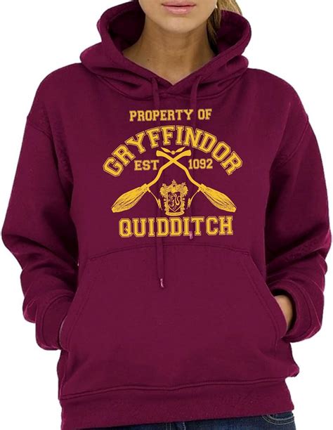 Brand New Harry Potter Hoodie Gryffindor Qudditch Team Unisex Jumper