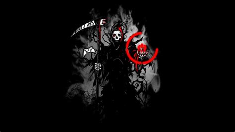 Death Grim Reaper Black Rrod Xbox Hd Wallpaper Games