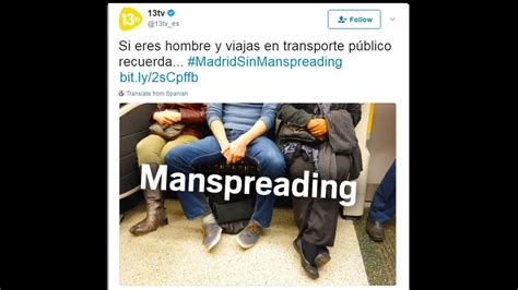 Madrid Cracks Down On Manspreading On Public Transport Bbc News