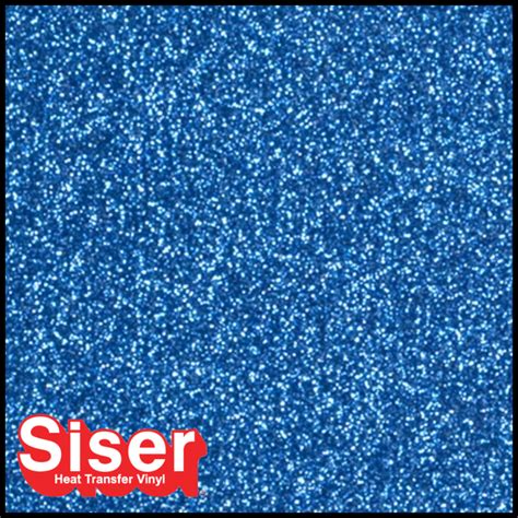 Siser Glitter Heat Transfer Vinyl A4 Sheet Blue Skat Katz Heat